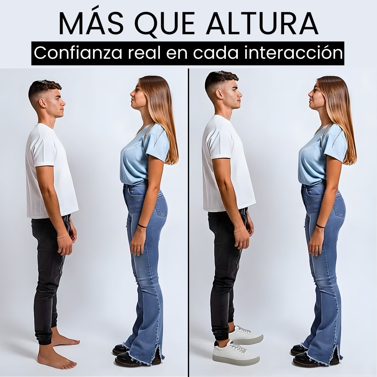 Tenis Altivo | +8cm de Altura Al Instante