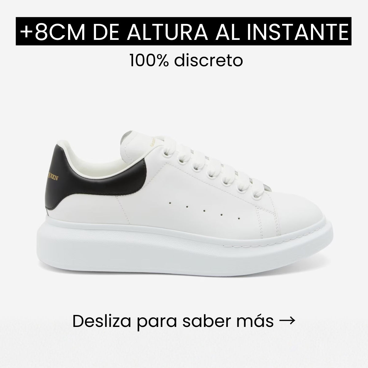 Tenis Altivo | +8cm de Altura Al Instante